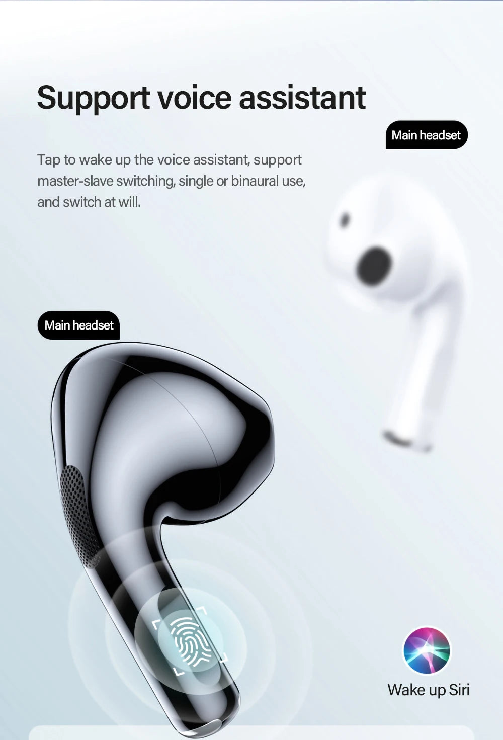 Lenovo LP40 Earphones TWS Wireless Bluetooth 5.0 Earbuds Bass Touch Control Stereo Noise Reduction Long Standby Original Choice