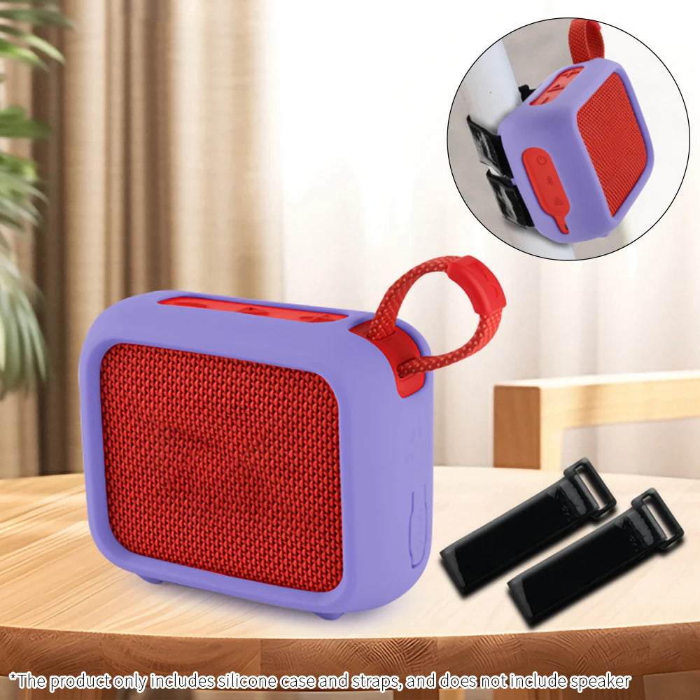 Bicycle Speaker Protection Bracket for JBL GO4 Protect Case Strap Bracket Portable GO 4 Smart Speaker Shell Outdoor Carry Sleeve