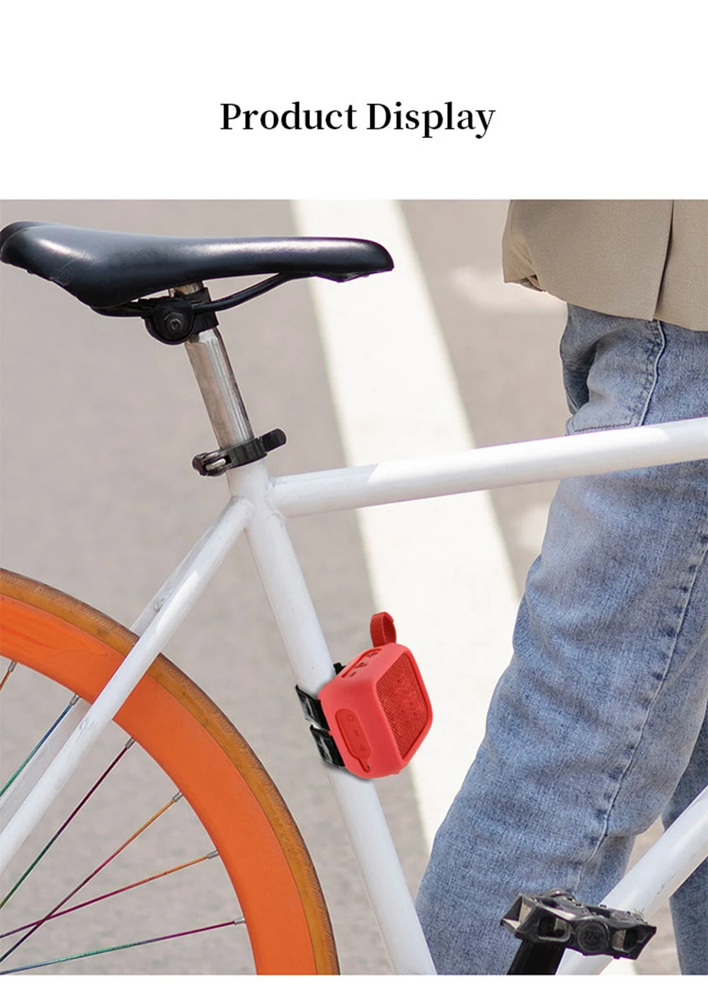 Bicycle Speaker Protection Bracket for JBL GO4 Protect Case Strap Bracket Portable GO 4 Smart Speaker Shell Outdoor Carry Sleeve